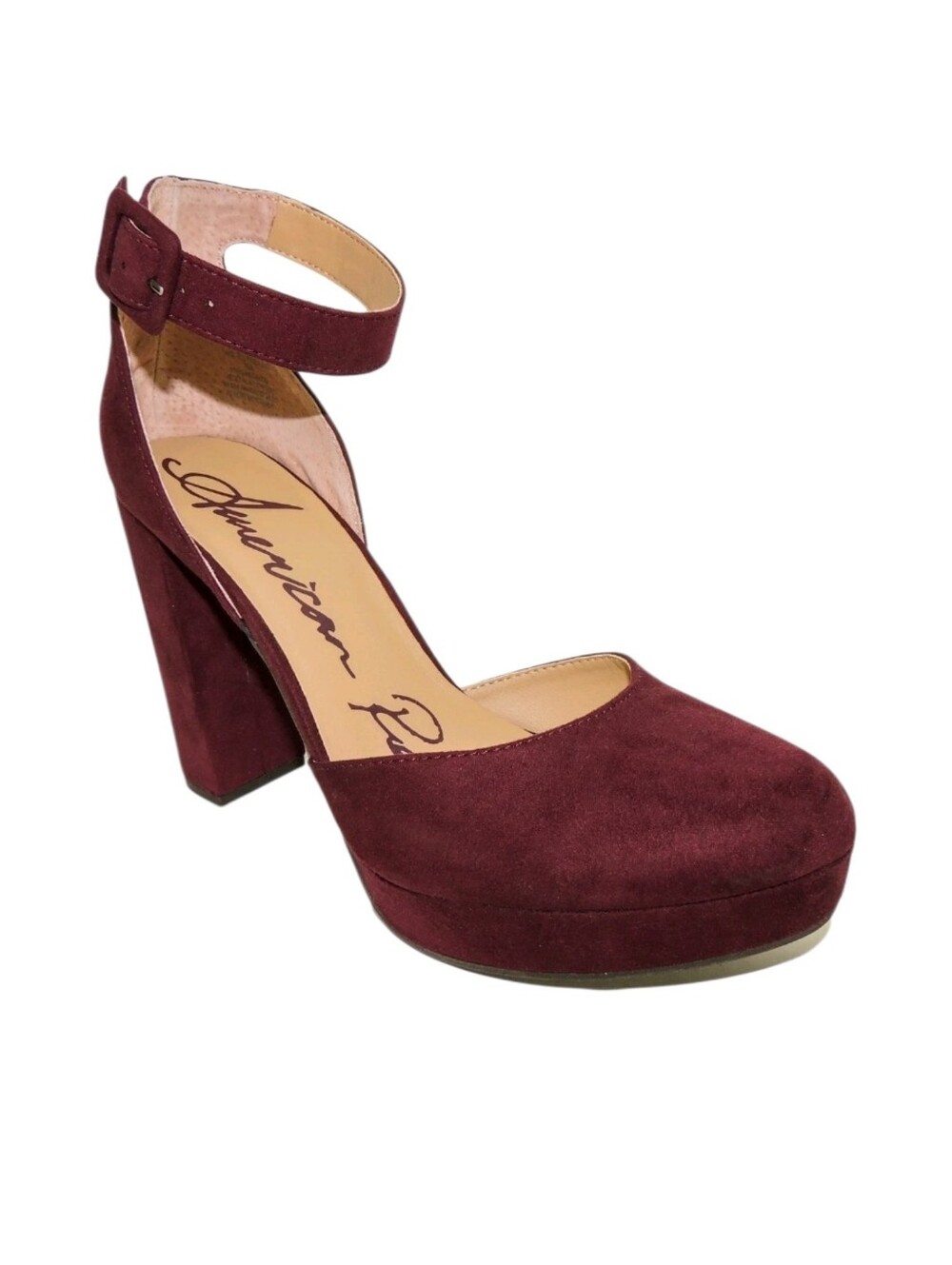 American Rag Women's Estrella Pumps Plum Size 8 M